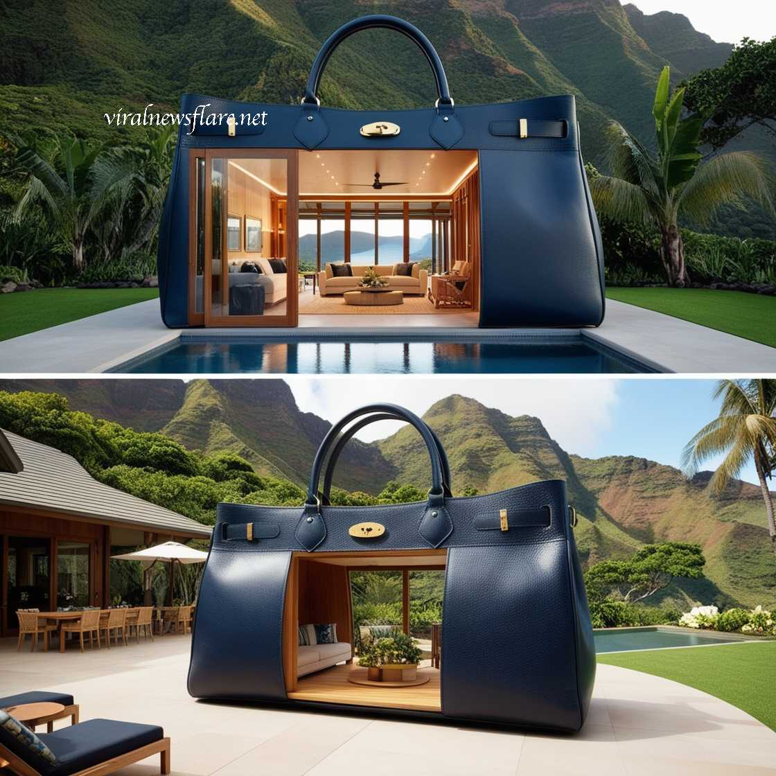 Bag-Shaped Villa