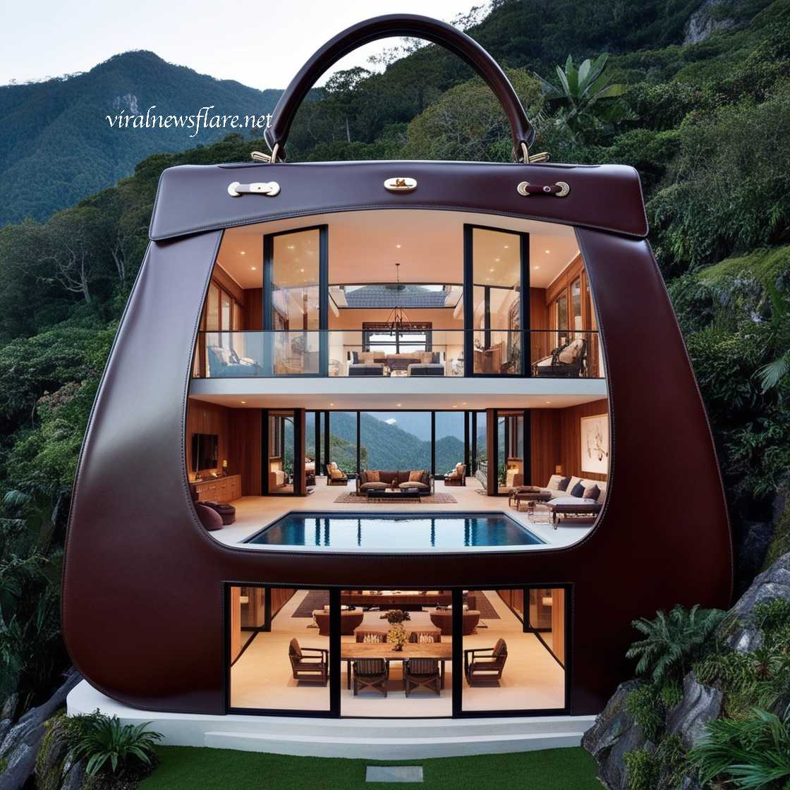 Bag-Shaped Villa