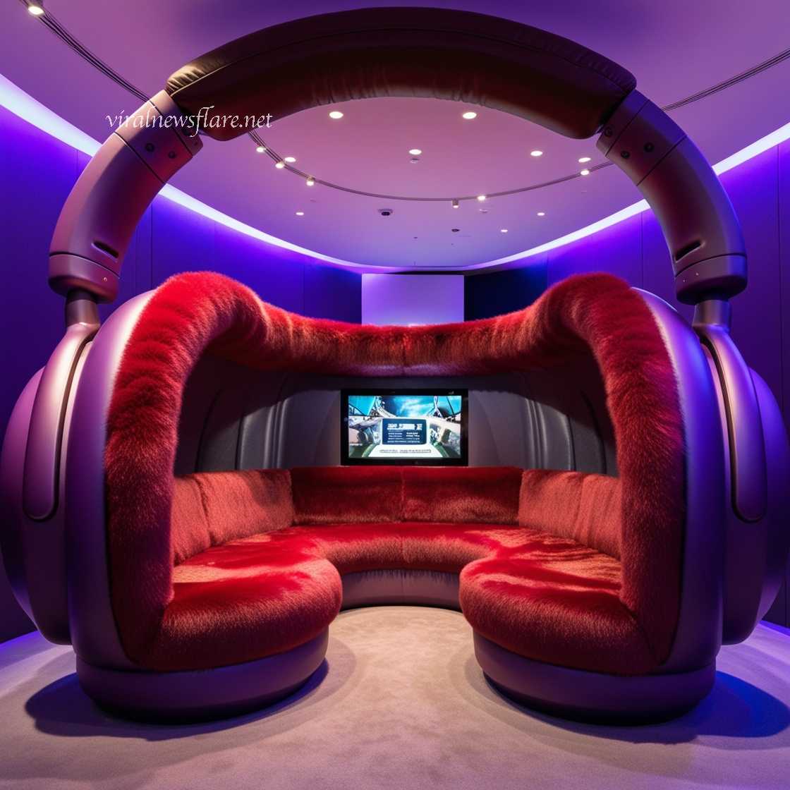 Headphone Lounging Pod