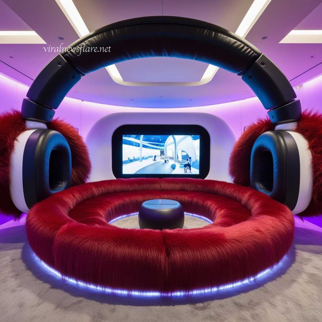 Headphone Lounging Pod