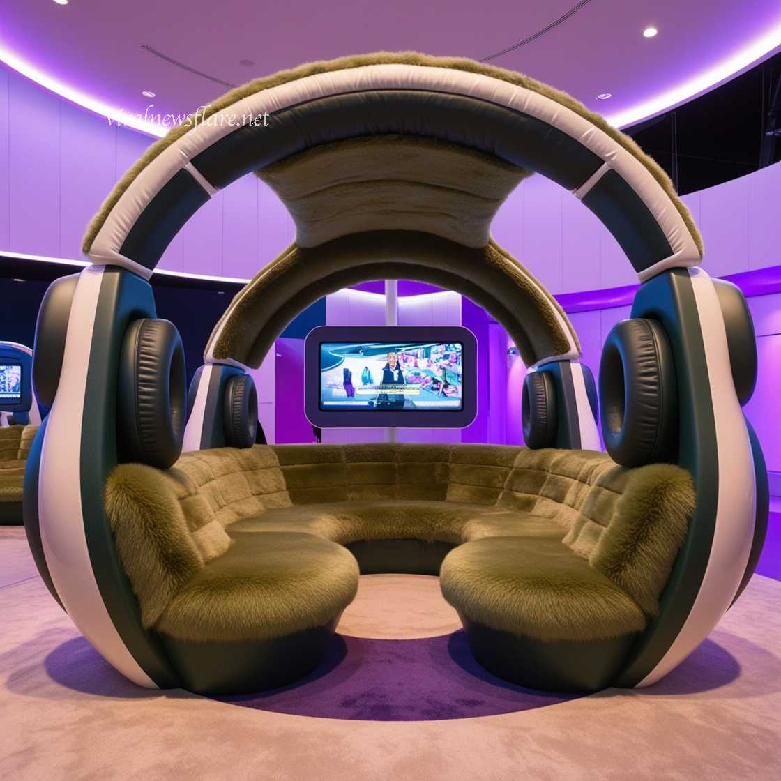 Headphone Lounging Pod