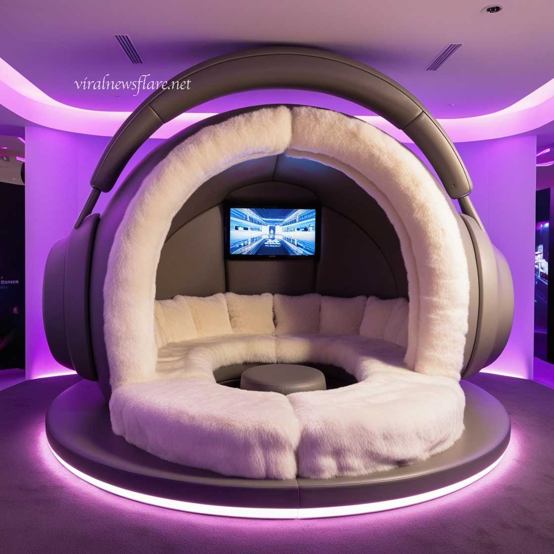 Headphone Lounging Pod