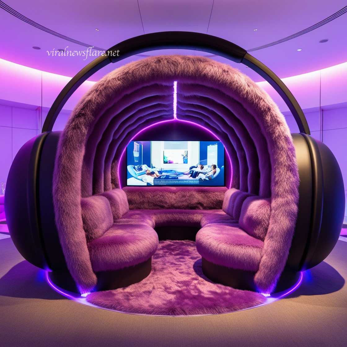 Headphone Lounging Pod