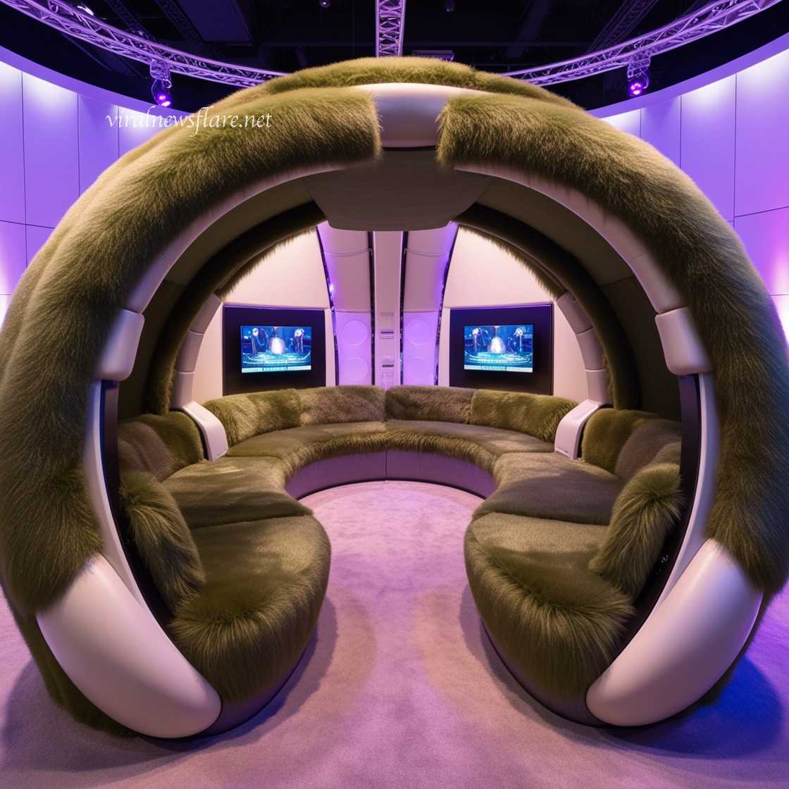 Headphone Lounging Pod