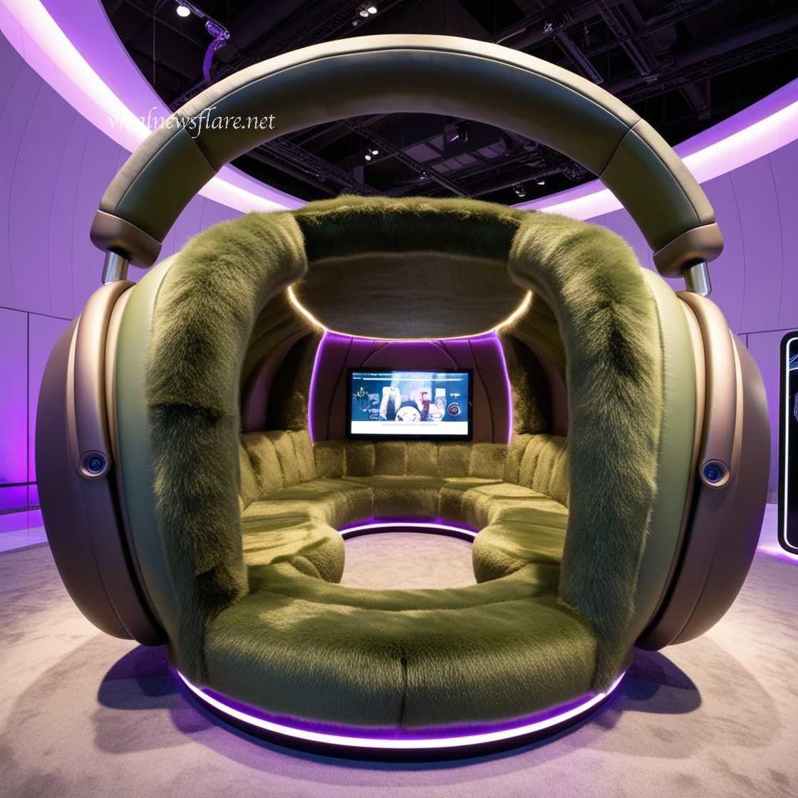 Headphone Lounging Pod