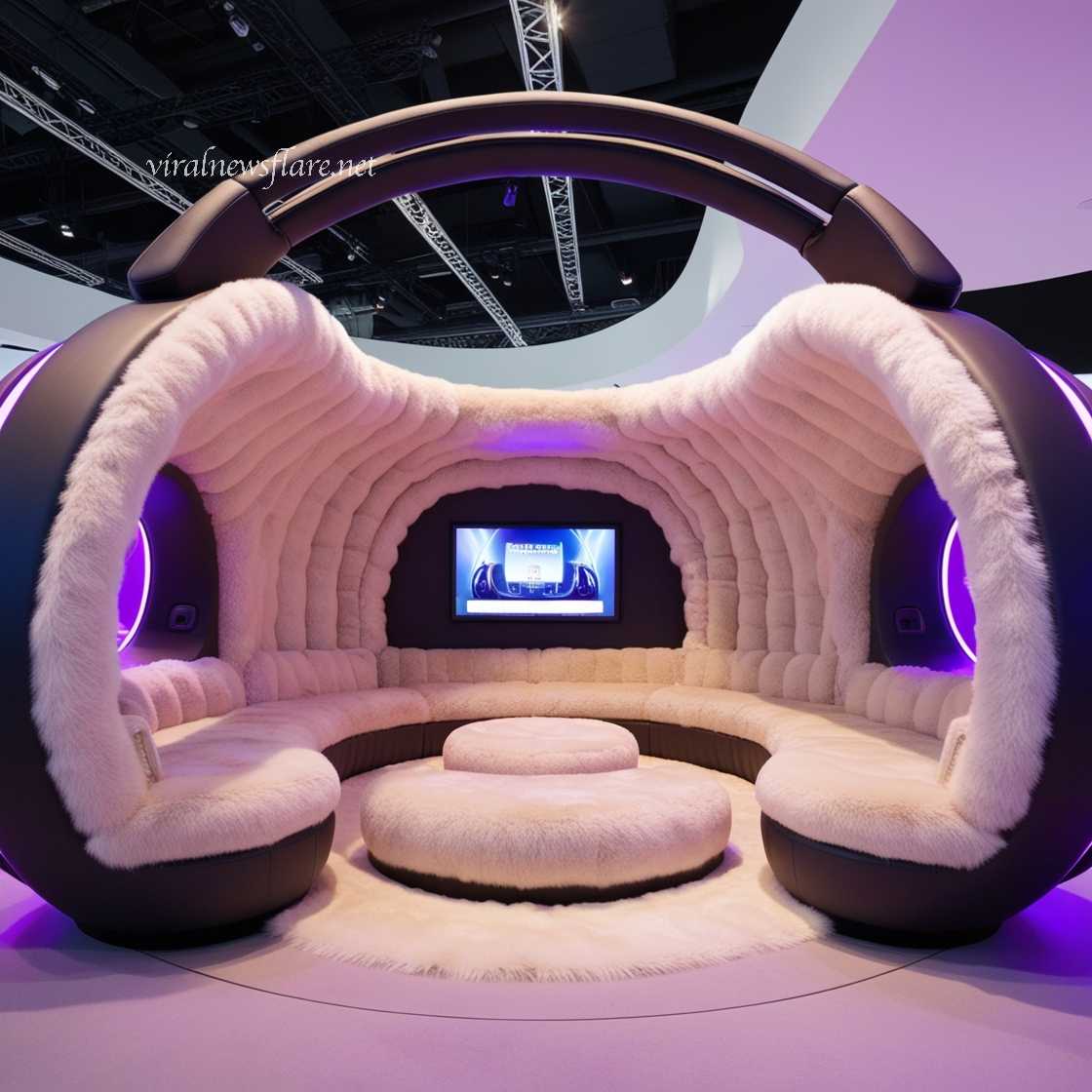 Headphone Lounging Pod