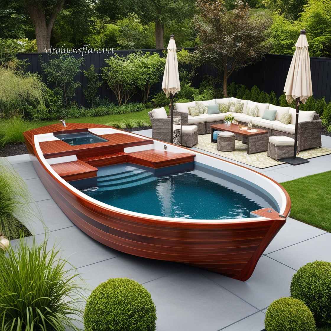 Wood Canoe Pools