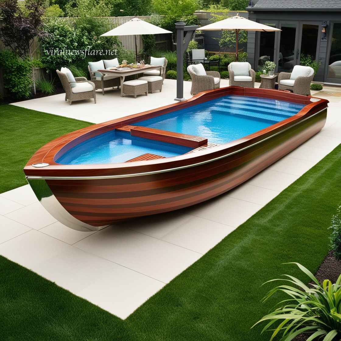 Wood Canoe Pools