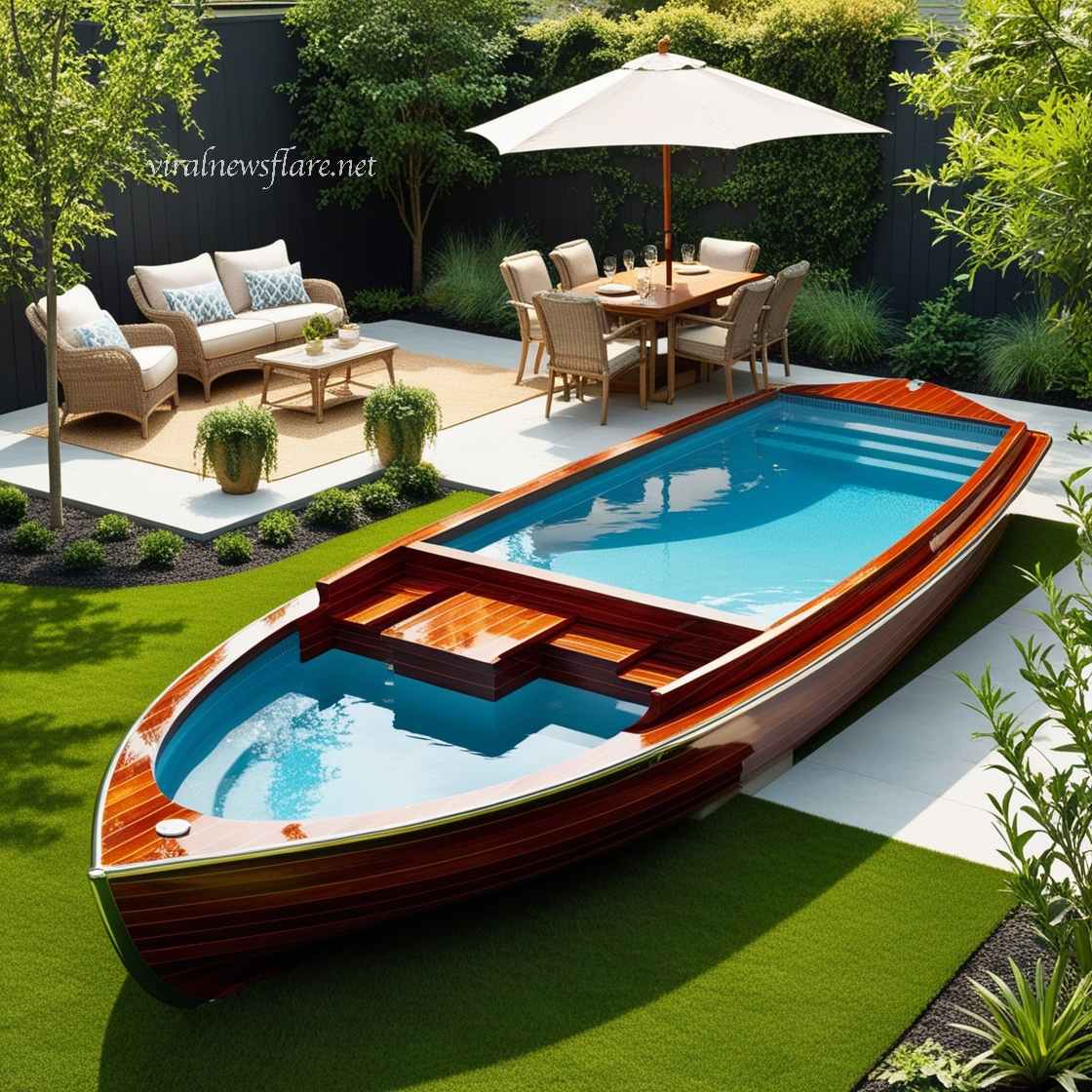 Wood Canoe Pools