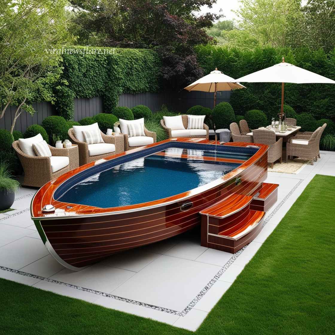 Wood Canoe Pools