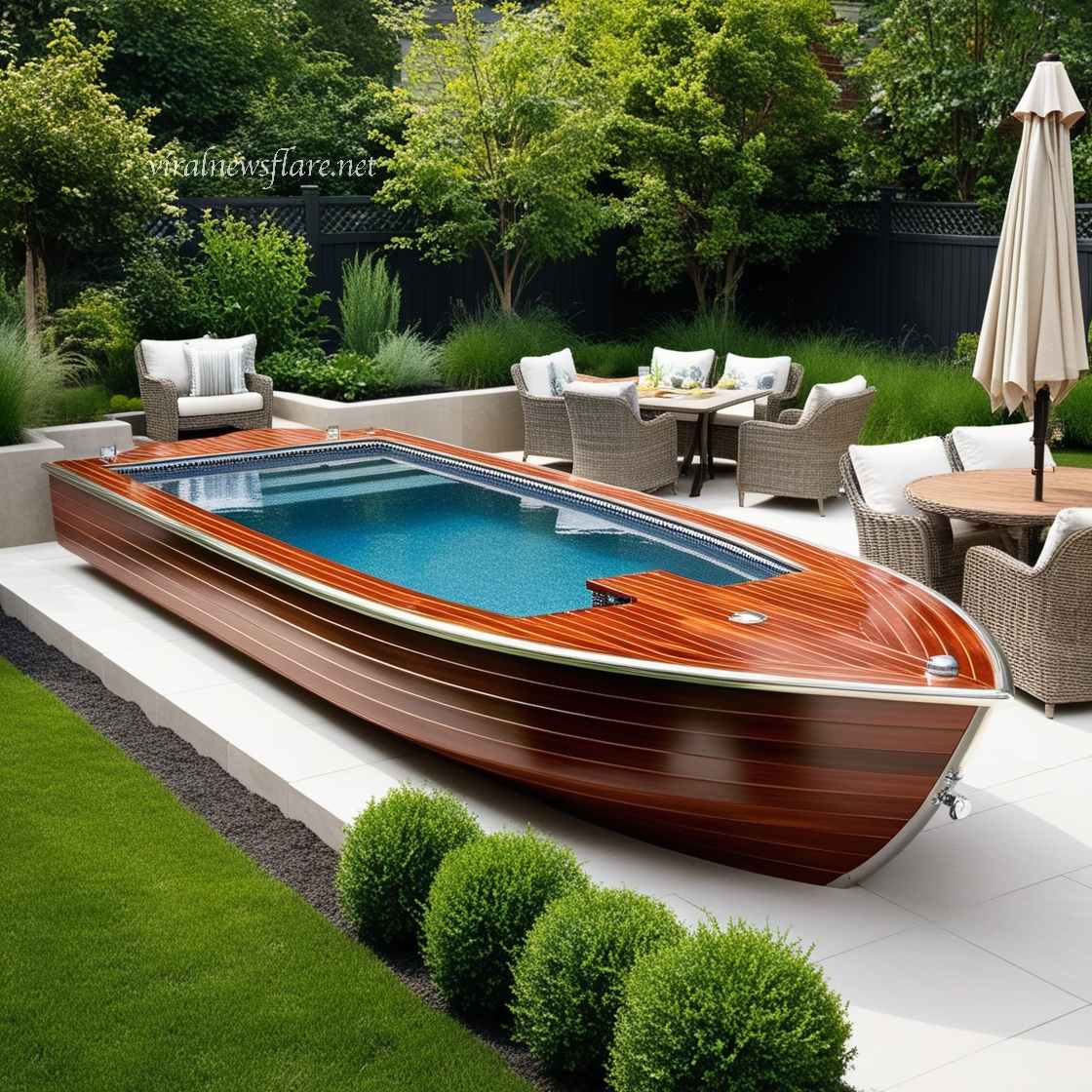 Wood Canoe Pools