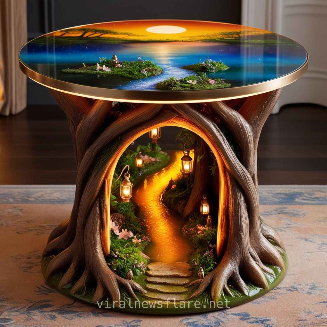 Absolutely Stunning Magical Side Table