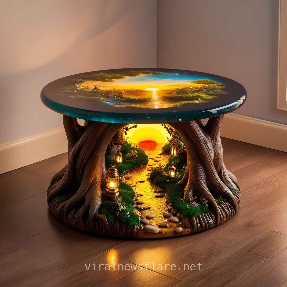 Absolutely Stunning Magical Side Table