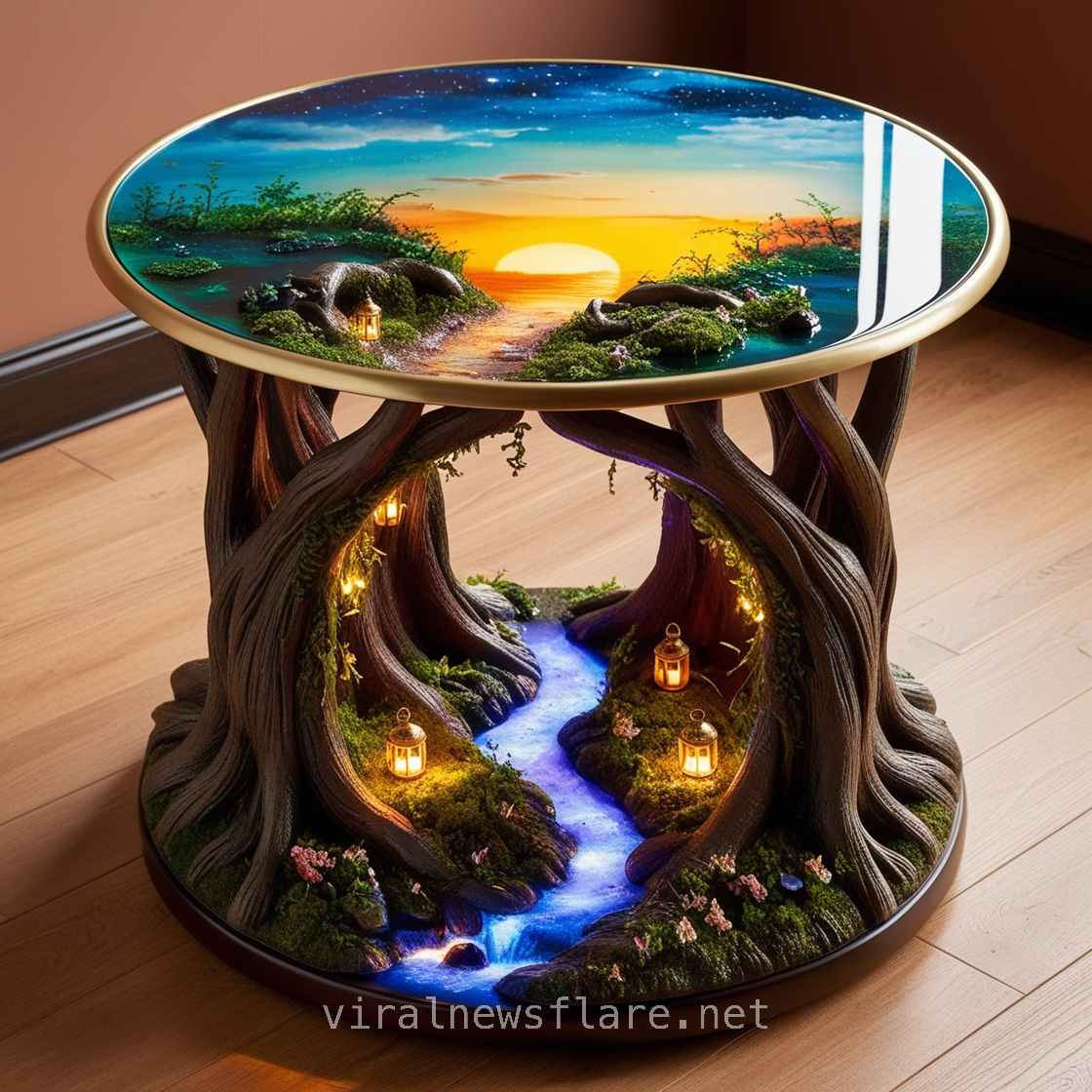 Absolutely Stunning Magical Side Table