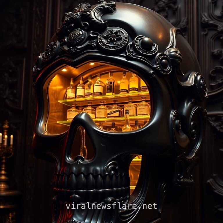 Skull Liquor Cabinet