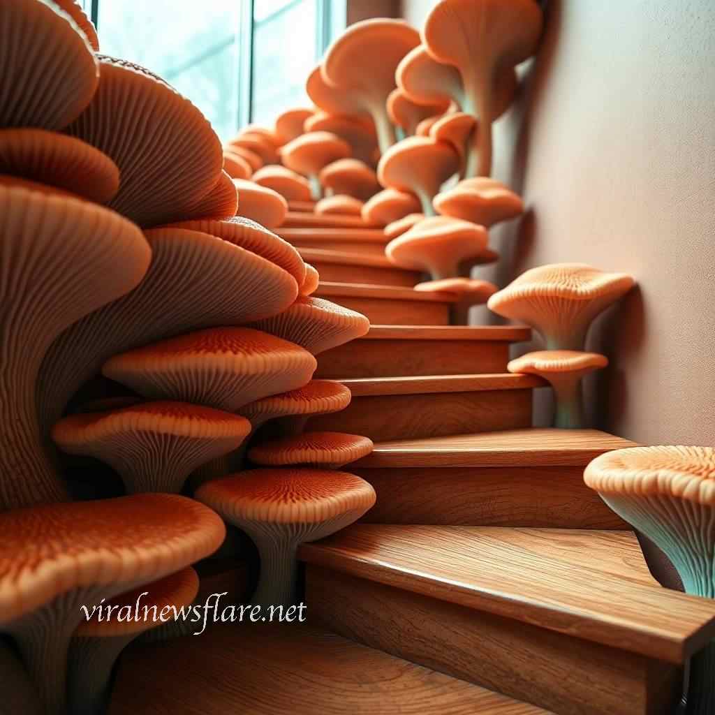 Gorgeous Mushroom Staircase