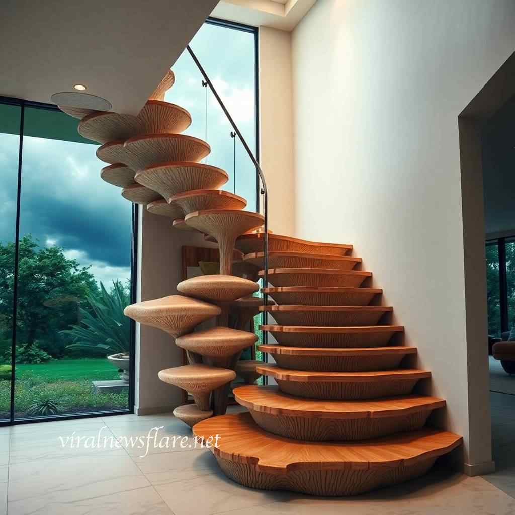 Gorgeous Mushroom Staircase