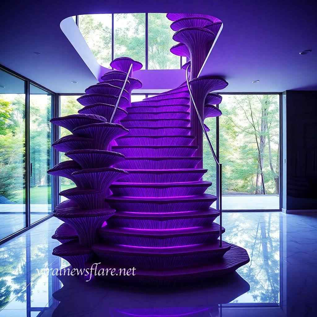 Gorgeous Mushroom Staircase