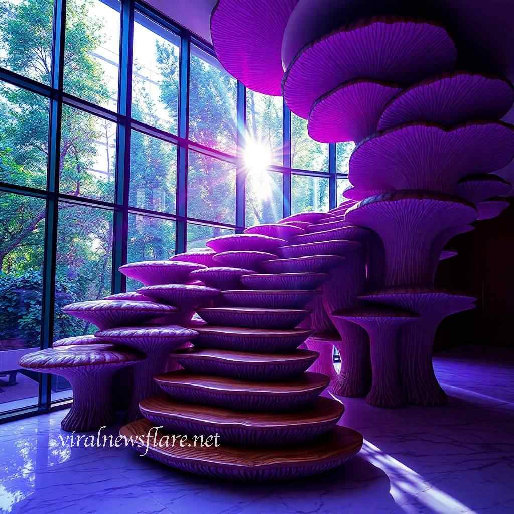 Gorgeous Mushroom Staircase