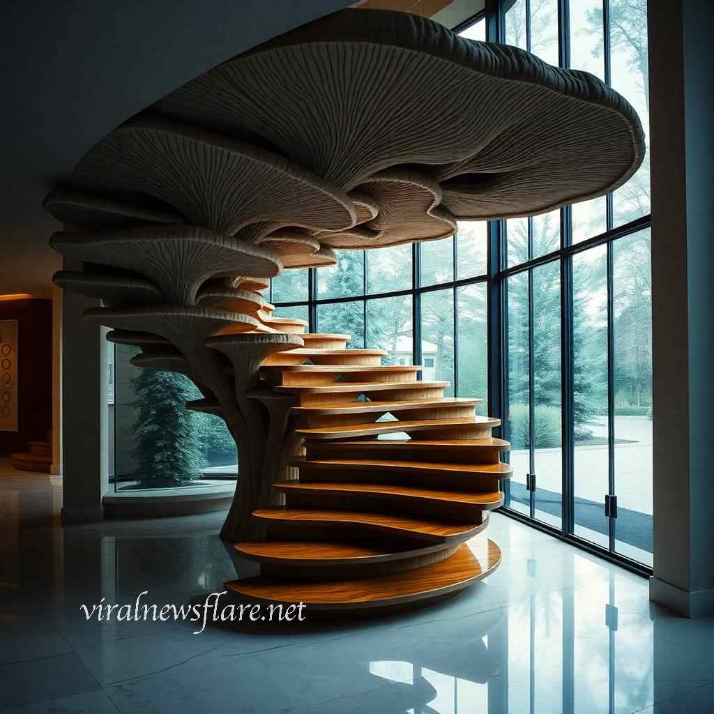 Gorgeous Mushroom Staircase