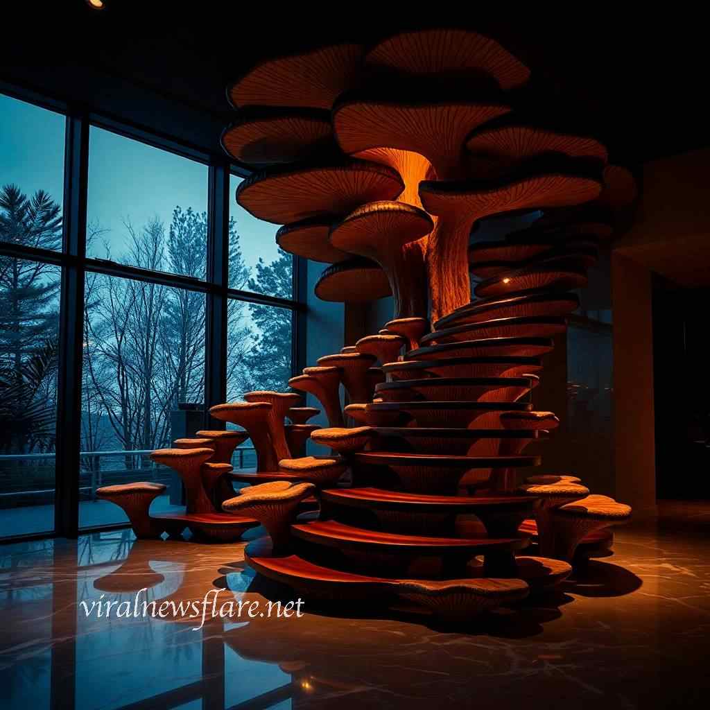 Gorgeous Mushroom Staircase