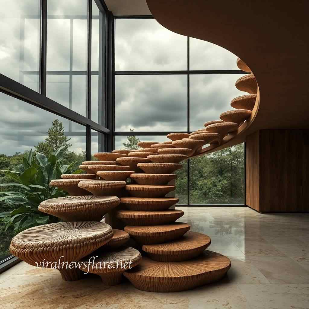 Gorgeous Mushroom Staircase