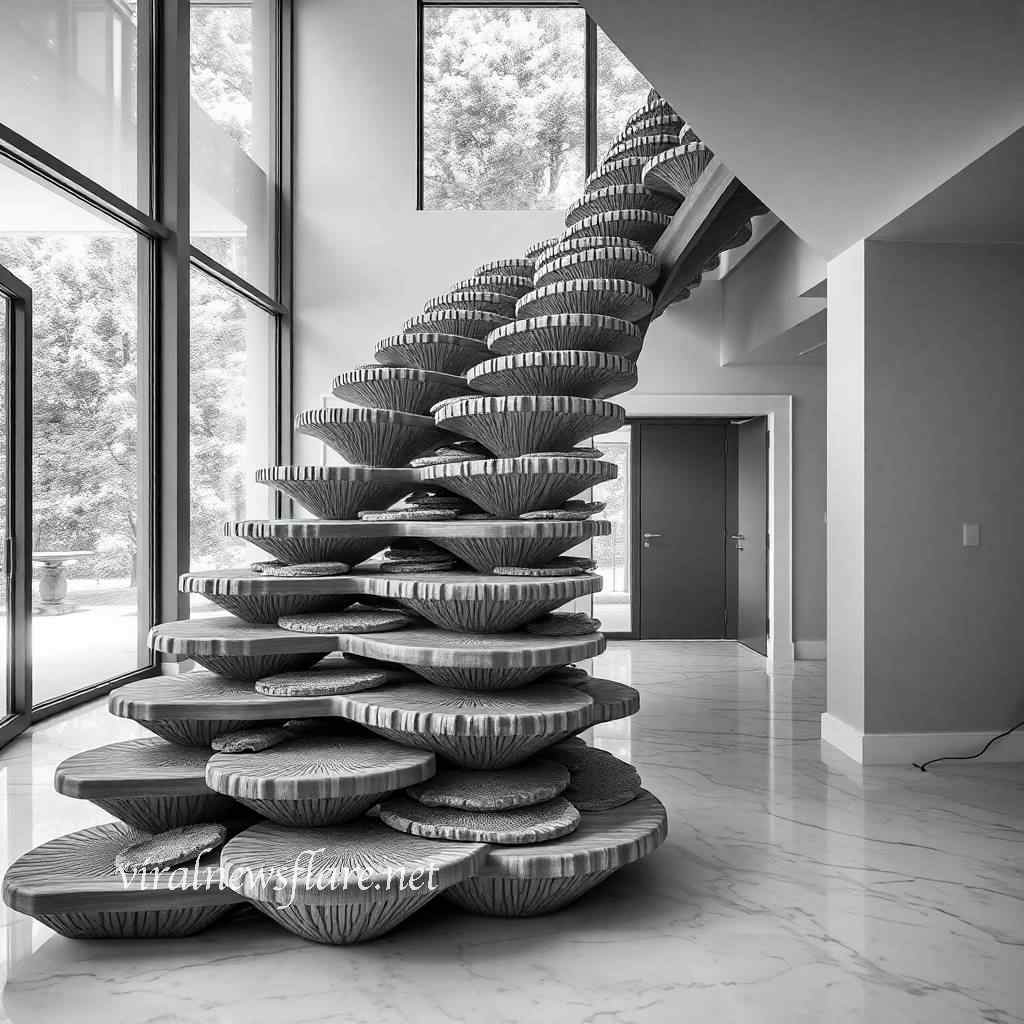 Gorgeous Mushroom Staircase