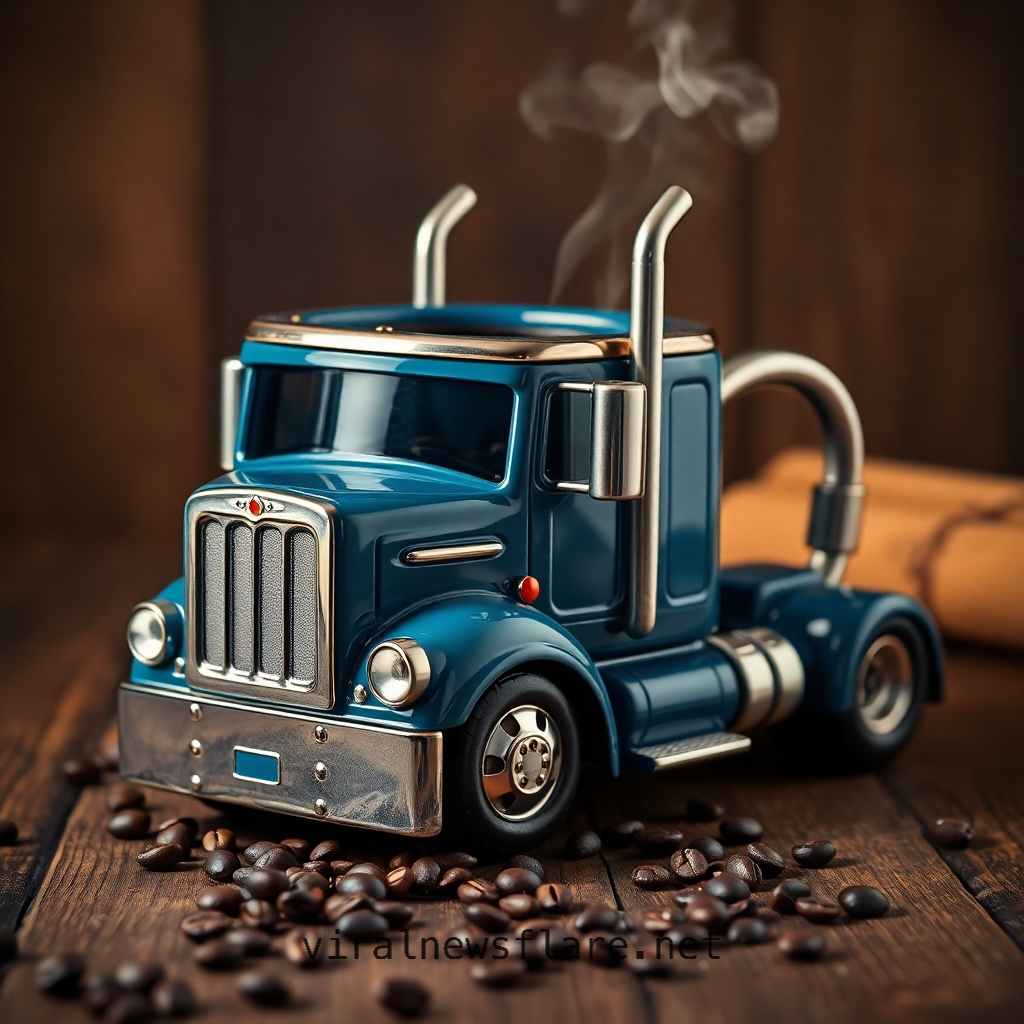 Truck Shape Creative Coffee Mug