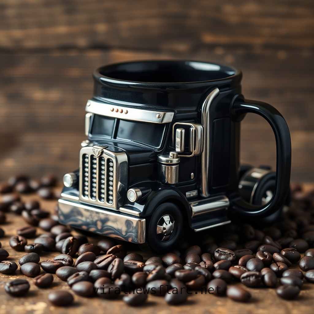 Truck Shape Creative Coffee Mug