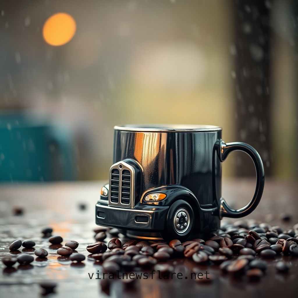 Truck Shape Creative Coffee Mug