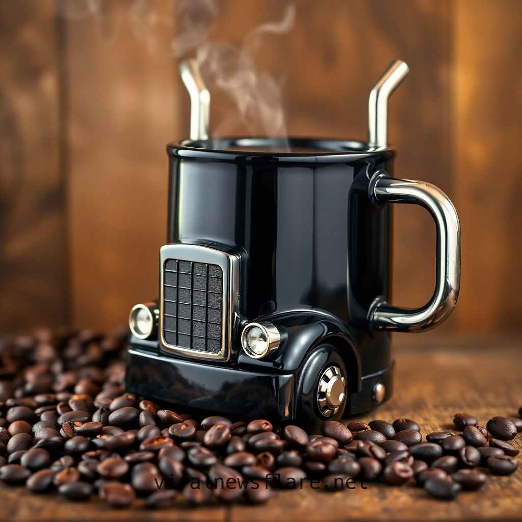 Truck Shape Creative Coffee Mug