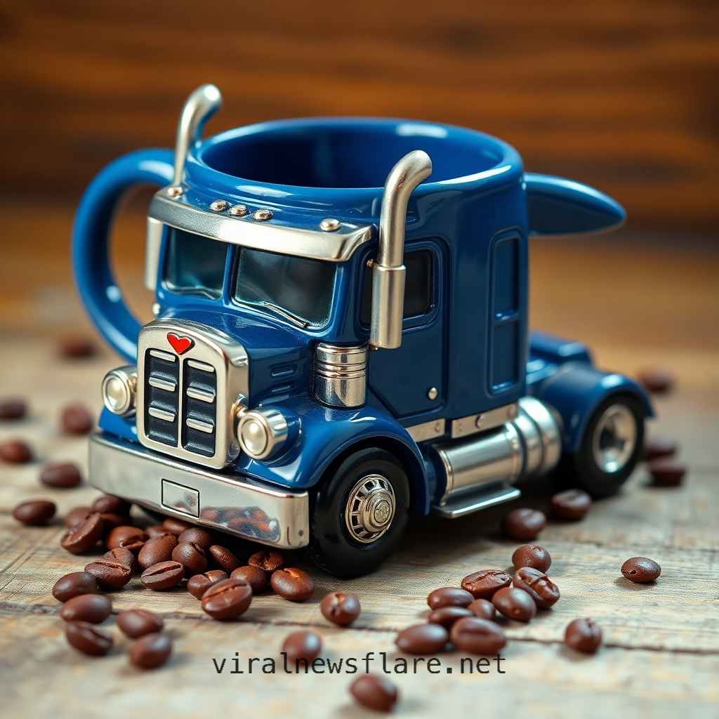 Truck Shape Creative Coffee Mug