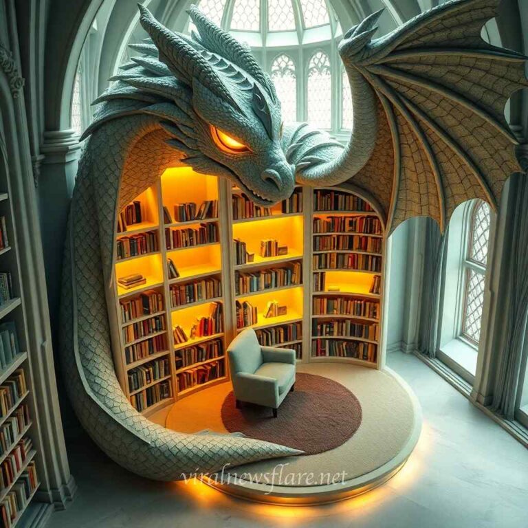 Giant Dragon Bookcase