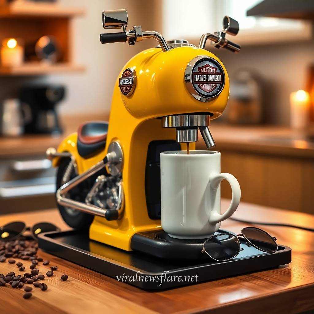 Harley coffee maker