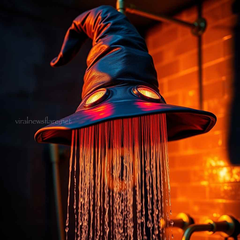 A Sorting Hat Shower Head