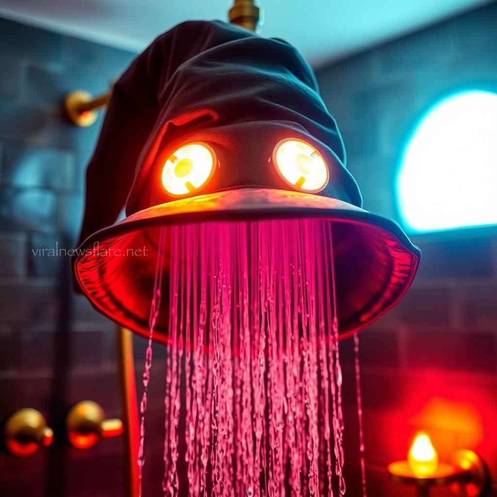 A Sorting Hat Shower Head