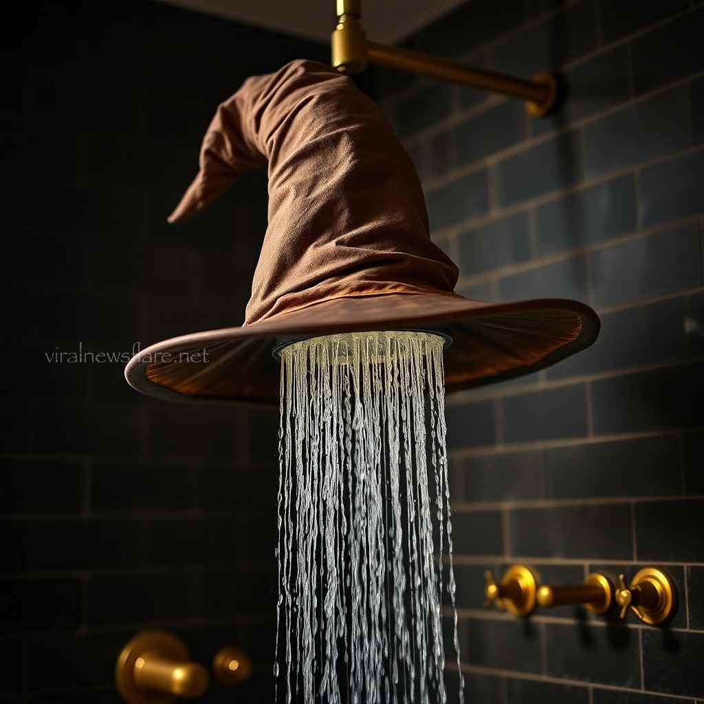 A Sorting Hat Shower Head