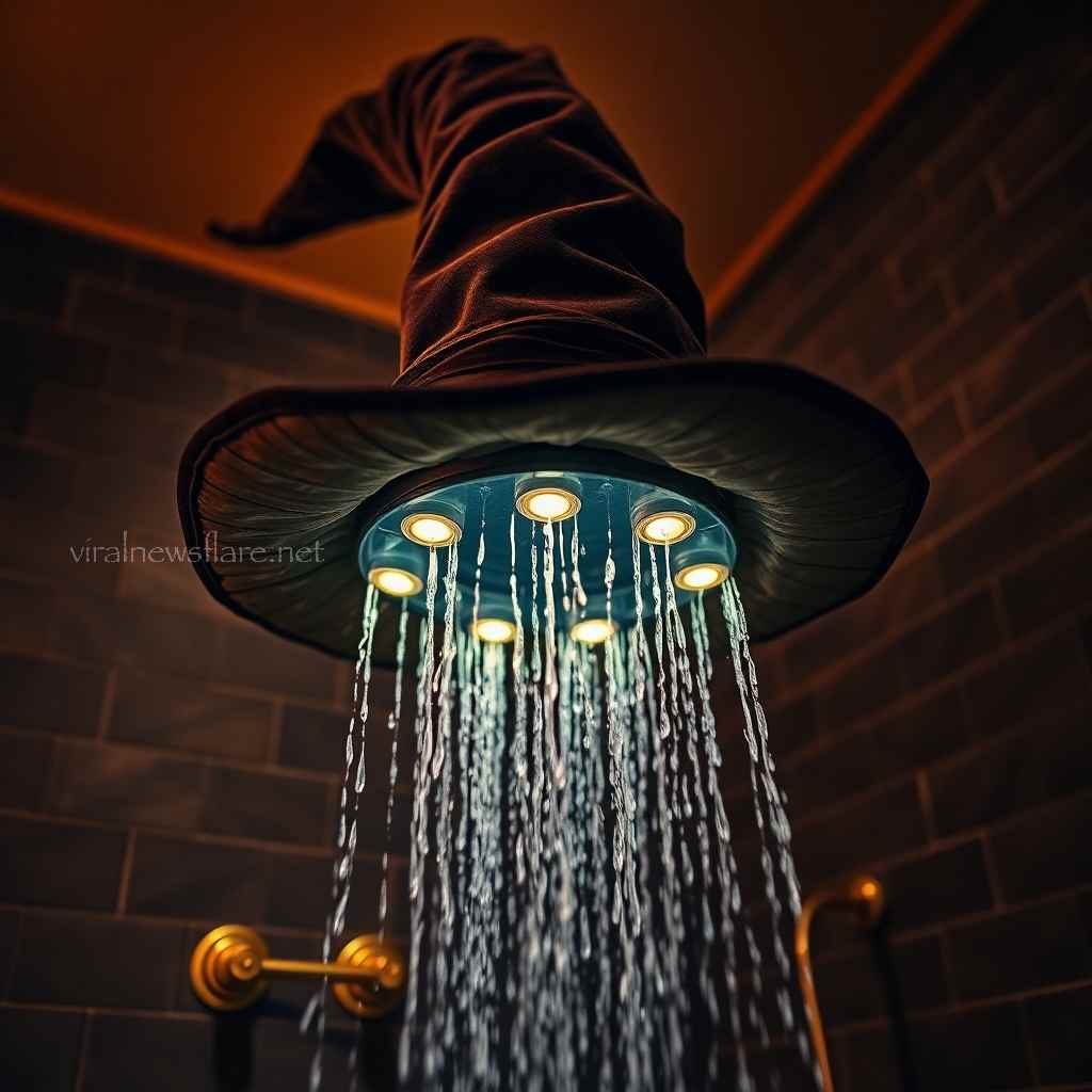 A Sorting Hat Shower Head