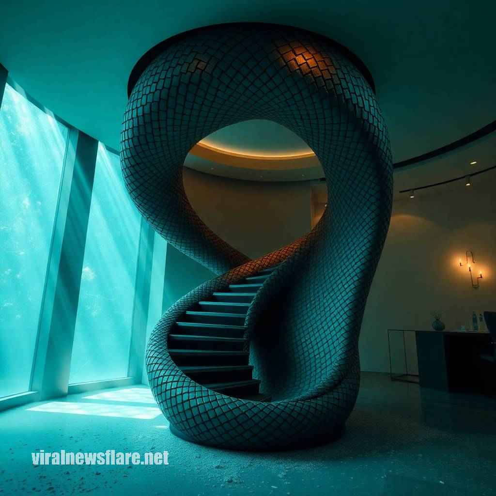 Snake Shaped Staircases