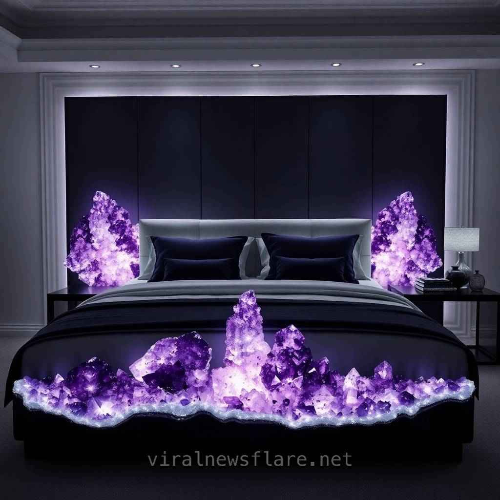 Stunning Amethyst Bed Frame