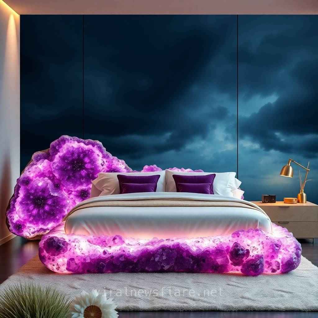 Stunning Amethyst Bed Frame