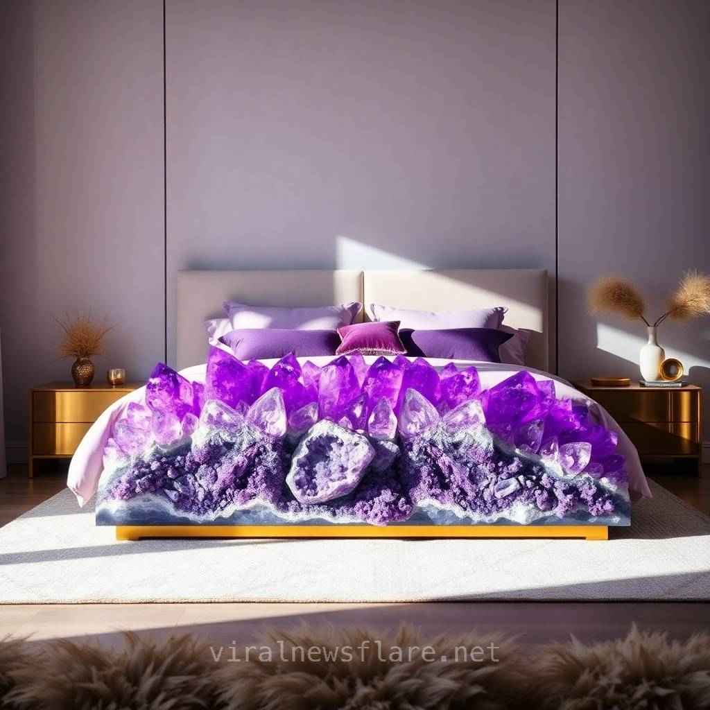 Stunning Amethyst Bed Frame