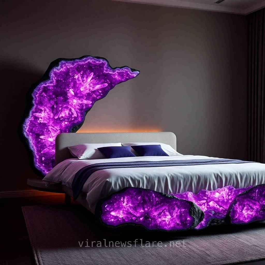 Stunning Amethyst Bed Frame