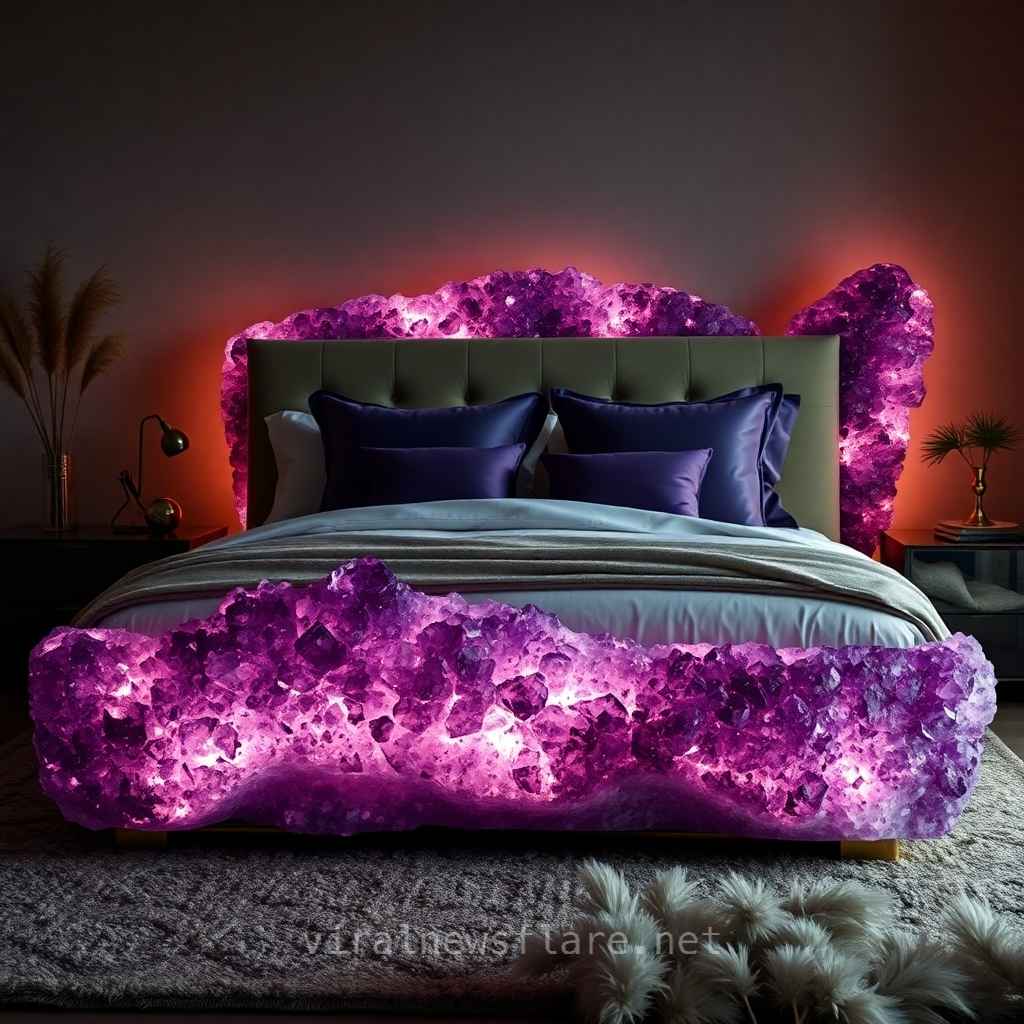 Stunning Amethyst Bed Frame