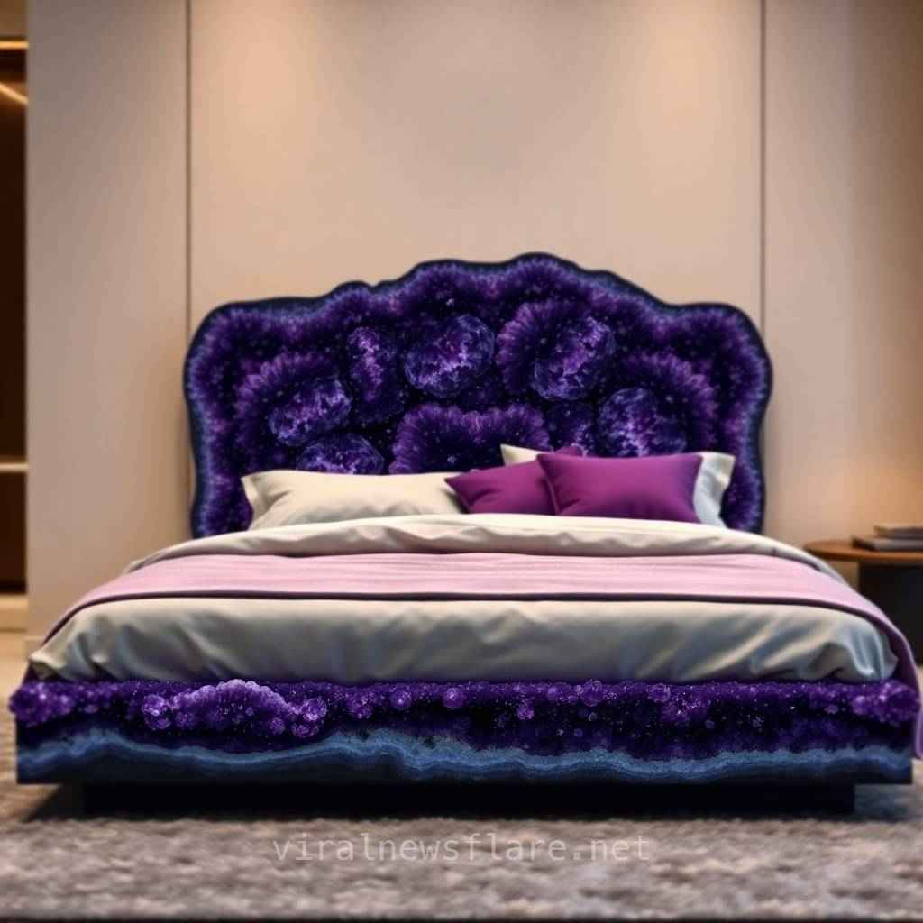 Stunning Amethyst Bed Frame