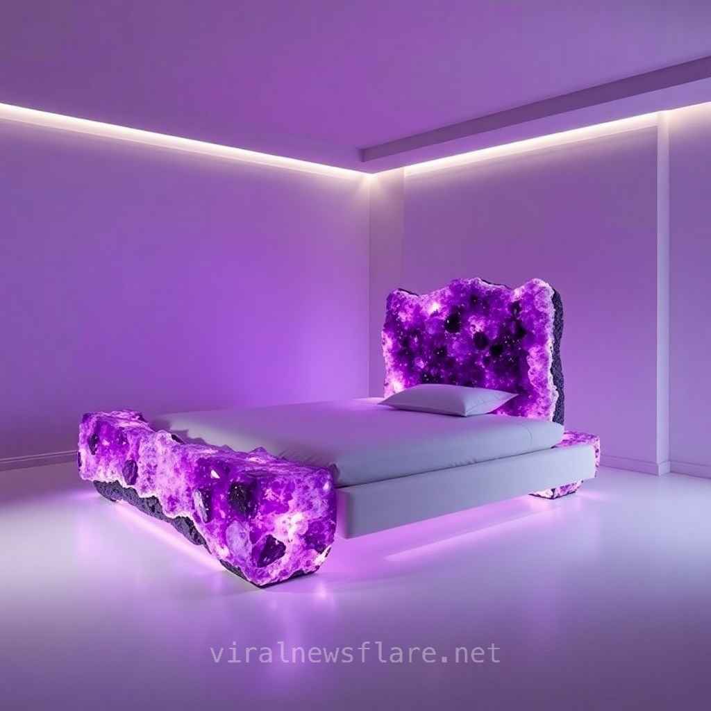 Stunning Amethyst Bed Frame