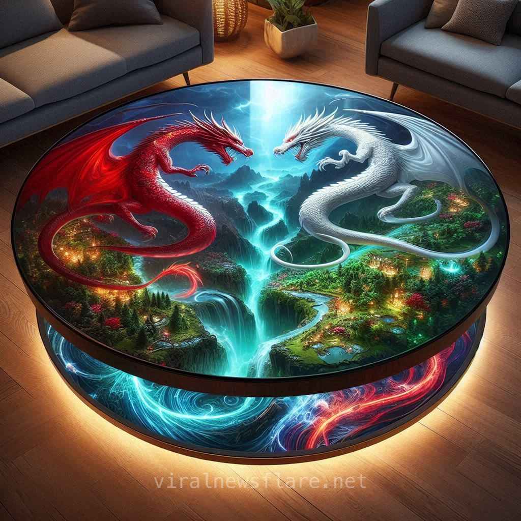 Dragon Themed Coffee Table