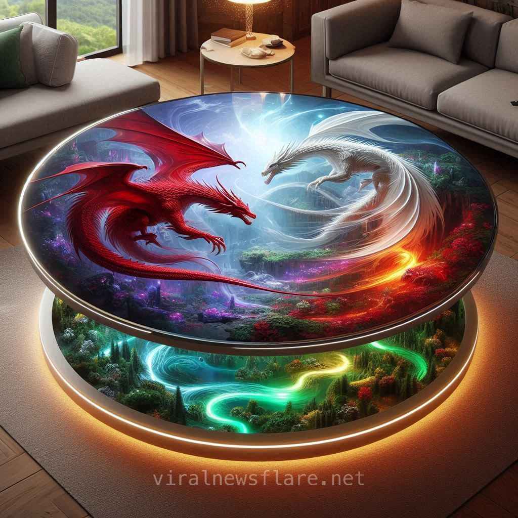 Dragon Themed Coffee Table