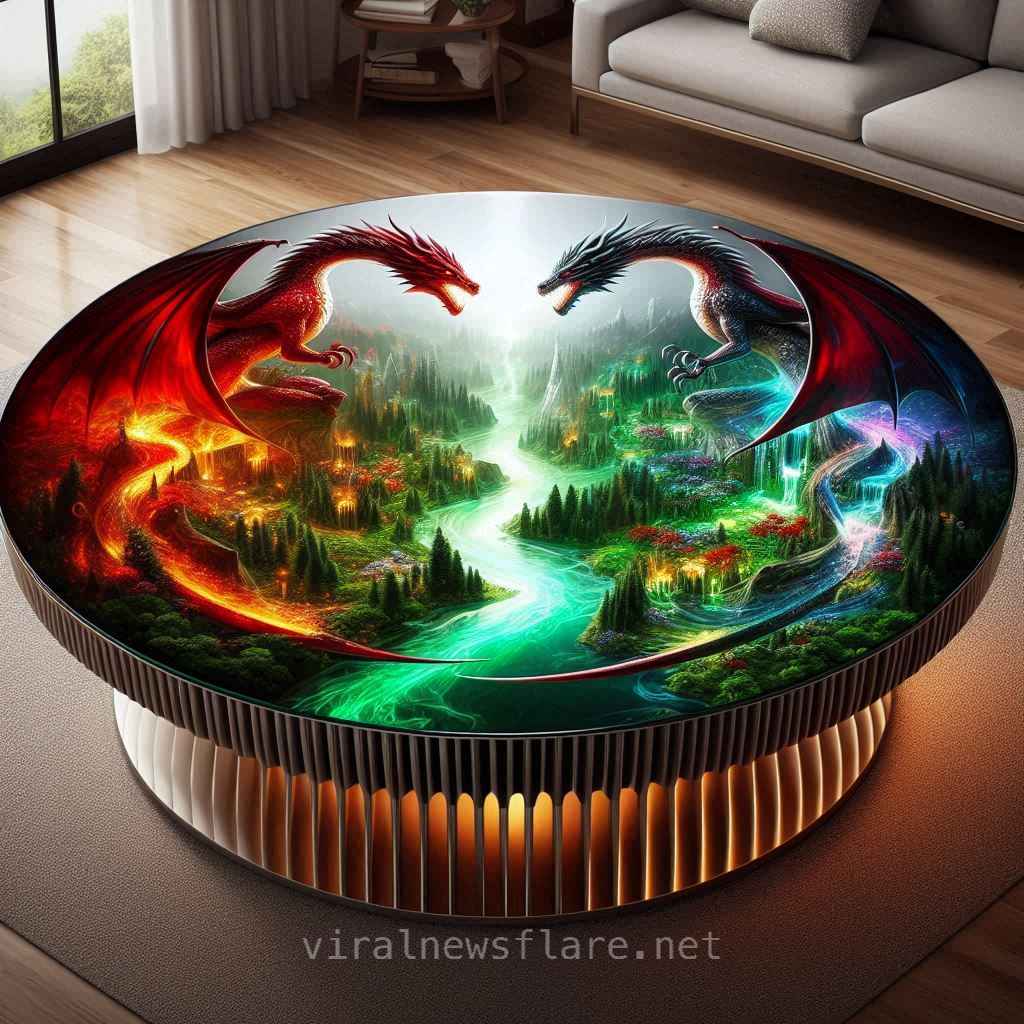 Dragon Themed Coffee Table