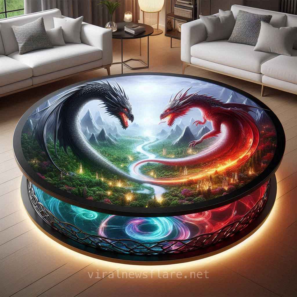 Dragon Themed Coffee Table